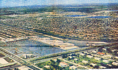 1961 - Palm Springs Village Shopping Center and the development of Palm Springs in the background - labeled (see comments below)