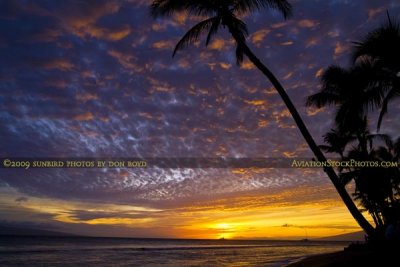 2009 - a magnificent sunset at the Hyatt Regency beachfront on Kaanapali Beach, Maui