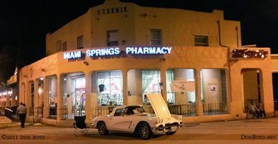 2011 - the historic Miami Springs Pharmacy owned and operated by the Stadnick family on the Circle