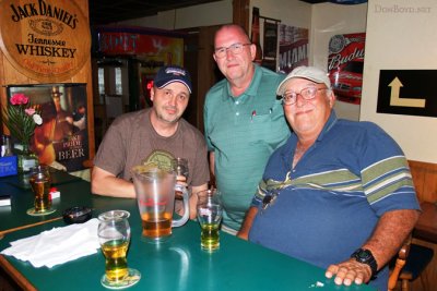 February 2012 - Kev Cook, Joel Harris from Nashville and Eddy Gual at Bryson's Irish Pub