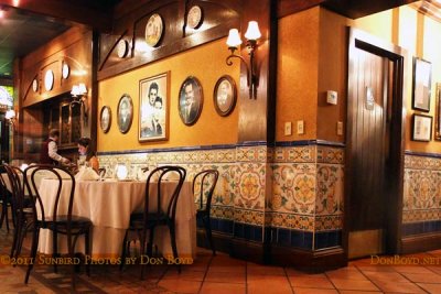 May 2011 - the beautiful tile inside the historical bar at the Columbia Restaurant in Ybor City, Tampa