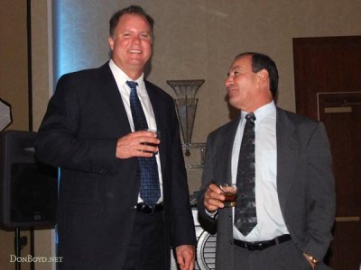 February 2010 - Bruce Baker and Joe Luzoro at the Steven Elizarde / Maggie Balance wedding reception