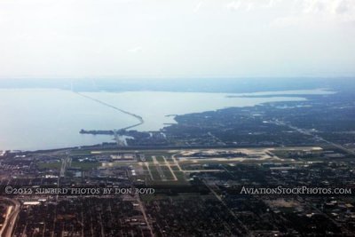 May 2012 - looking west across Tampa with Tampa International Airport in the background