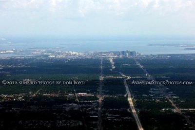 May 2012 - looking south across Tampa with downtown Tampa in the background