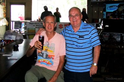 May 2012 - Rick Cybulski and Don Boyd at Elmer's Sports Cafe in Ybor City