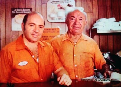 1970's - Pete Janowitz and his dad at Jano's Sandwich Sub Shop in the Palm Lakes section of northwest Hialeah