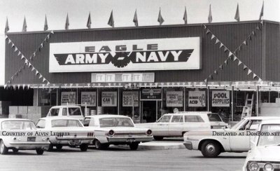 1968 - an Eagle Army-Navy discount store at 6101 9th Avenue North, St. Petersburg  (sorry it's not Miami)