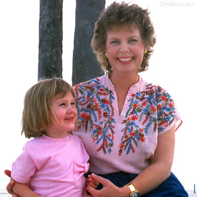 Late 1980's - Donna and Karen at Crandon Park