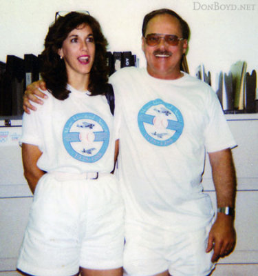 1990 - Marie Clark and Don Boyd after a United Way function at the airport