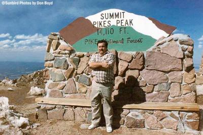 1985 - Doug Osborn on Pike's Peak