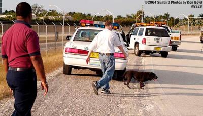2004 - Senior Agent Dorrell Price and Joe Pries on the stray dog chase