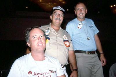 1986 - Bryant Petitt, Eddy Gual and Jerry Stanick at Airliners International 1986