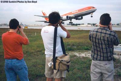 1998 - the annual airfield tour (6th annual) that I gave at MIA every January in conjunction with the Eddy Gual Slide Orgy