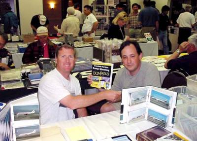 2002 - Joe's hot book displayed by Richard Silagi at SFO Airliner Show