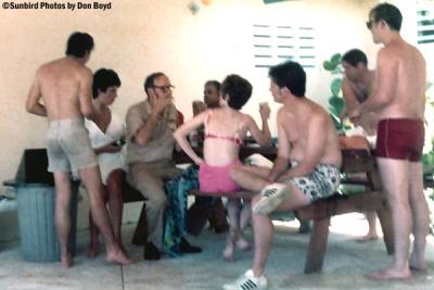 Mid 1970's - CGRU Miami IV personnel on their lunch break at the pool