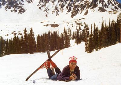 1975 - Don Boyd's first time snow skiing