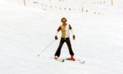 1975 - Don Boyds first time snow skiing