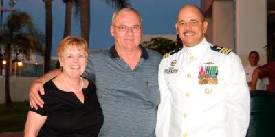 2006 - Karen and Don Boyd with CDR (CAPT selectee) Eduardo Pino, USCG