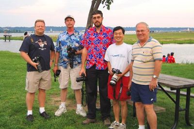 July 2006 - JT Occhialini, Steve Griffin, Greg Drawbaugh, Ben Wang and Don Boyd at Washington National (DCA)