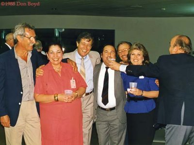 1988 - Mr. Rademacher, Julia Avila, Nelson Paganacci, Mauro Estrada, Max Schuster, Beverly Weinsier and unknown