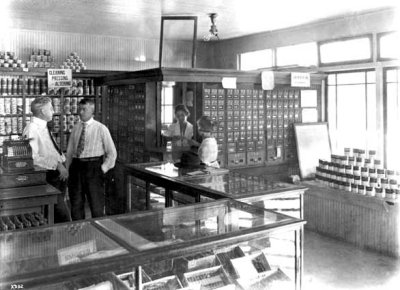 1921 - the first Hialeah Post Office in the corner of a store