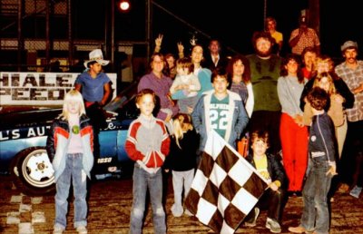 Early 1980s - race fans at Hialeah Speedway