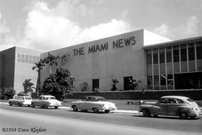 1958 - The Miami News building on NW 7th Street