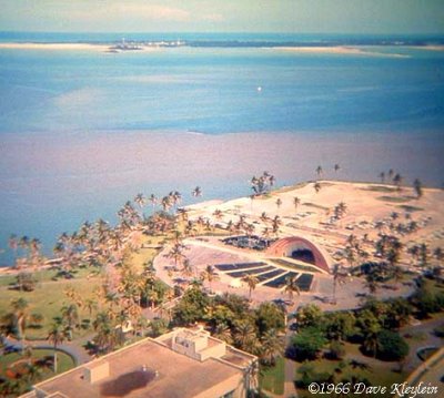 1966 - the main library and bandshell in Bayfront Park