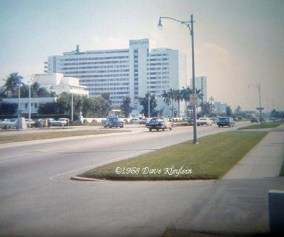 1968 - the Americana Hotel on Miami Beach
