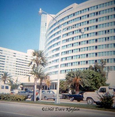 1968 - the Fountainebleau Hotel on Miami Beach
