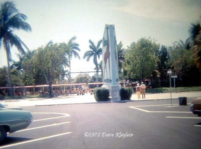 1972 - the entrance to the Crandon Park Zoo on Key Biscayne