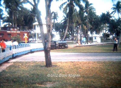 1972 - the beloved miniature train at the Crandon Park Zoo