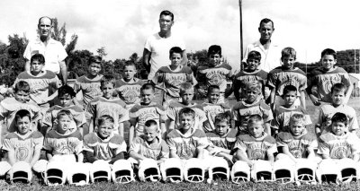 1961 - Hialeah Optimists football team at Benny Babcock Park