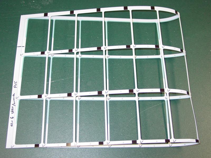 PVC credit card scrap