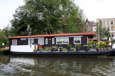 Canal Houseboat - Amsterdam, Holland