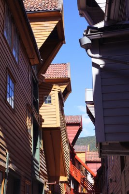 Side Street - Hanseatic Quarter, Bergen, Norway