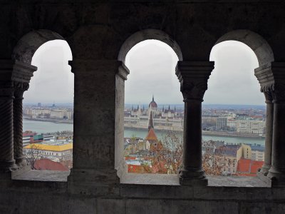 Panorama of Budapest - from the Fisherman's Bastion.