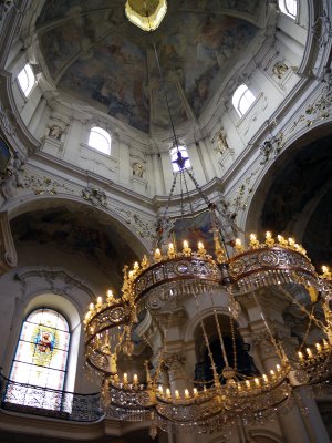 Inside St Nicolas Church.