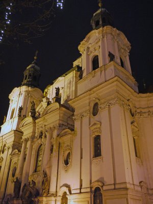 St. Nicolas Church - at night.