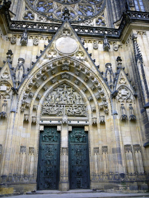 St Vitus Cathedral - Entrance.