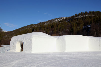 Ice Hotel - External View