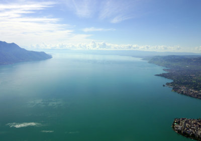 High above the Lake...looking towards Geneva..