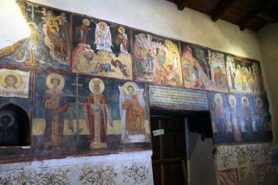 Wall Fresco - Church of St Spas, Nesseber, Bulgaria.