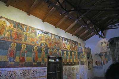 Wall Fresco - Church of St Spas, Nesseber, Bulgaria.
