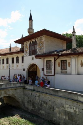 Moat & Entrance to Hansaray, Bakhchisaray, Ukraine.