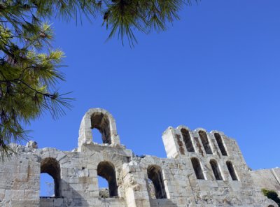 Theatre of Herodes Atticus, Acropolis, Greece.