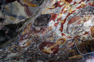 Fresco - Sumela Monastery, Mt Mela, Turkey.