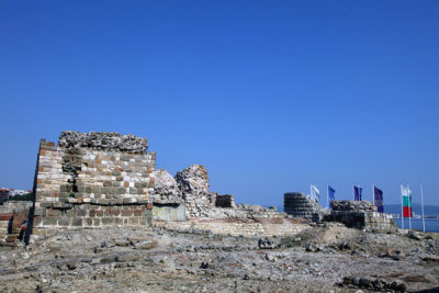 Messambria Fortifications, Nesseber, Bulgaria.