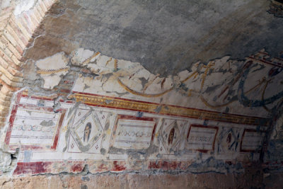 Wall Mural in House, Ephesus, Turkey.