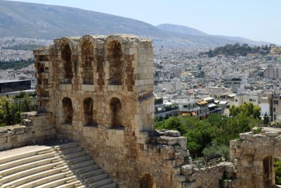 Theatre of Herodes Atticus, Acropolis, Greece.